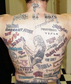 Los peores tattoos del rock: The House of Hair