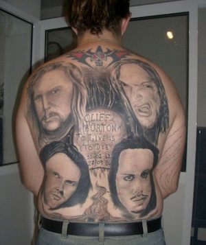 Los peores tattoos del rock: Metallica