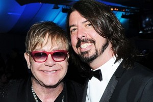 Foto: Elton John con Dave Grohl