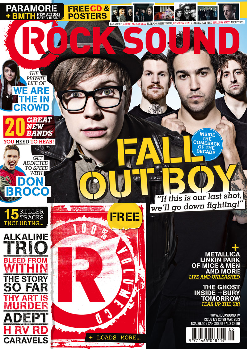 Fall Out Boy será cover de Rock Sound Magazine 