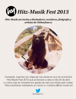 Artistas, fotógrafos, diseñadores y escultores: tienen un espacio en el Hitz-Musik Fest 2013