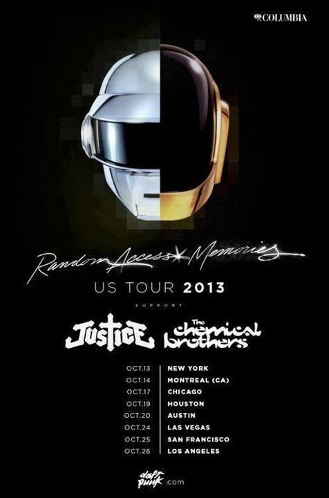 Al parecer al siempre si, Daft Punk realizará una gira por EUA