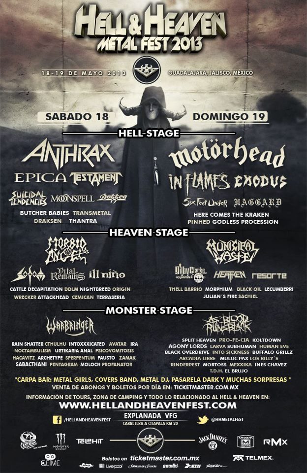 Hell & Heaven Metal Fest 2013 en Guadalajara