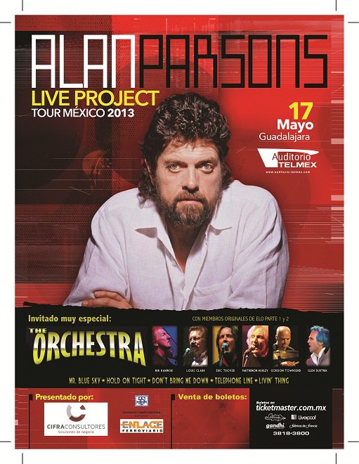 Alan Parsons y Electric Light Orchestra en Guadalajara