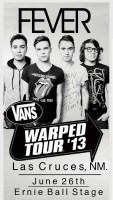 Fever estará tocando el próximo 26 de junio en el Vans Warped Tour 2013