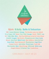 Cartel oficial del Pitchfork Music Festival 2013