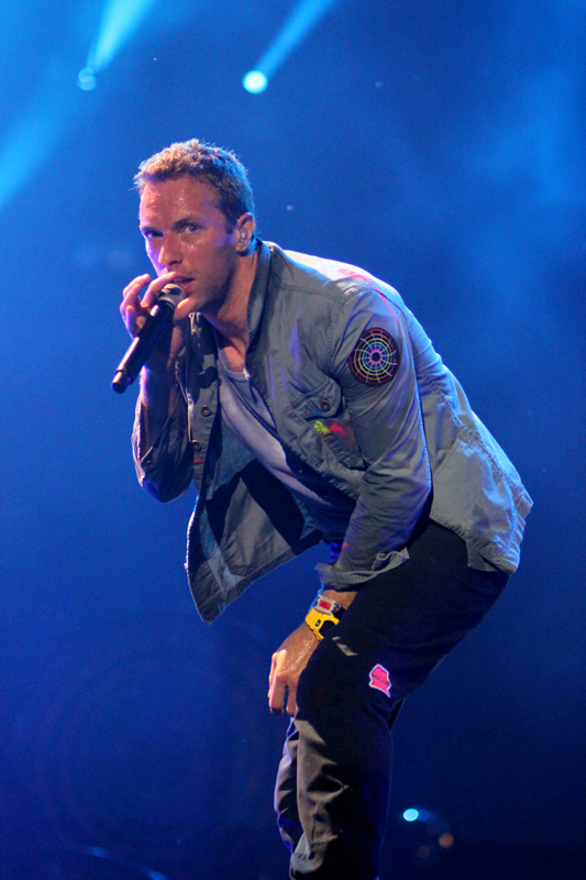 Chris Martin, frontman de Coldplay / Foto: Heather Kaplan