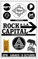 Rock a la Capital este sábado 19 de octubre @ Galería Las Ánimas