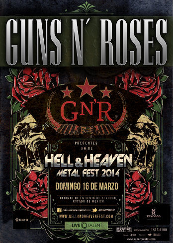 Guns N' Roses en el Hell & Heaven Metal Fest 2014