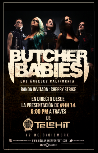 Butcher Babies y Cherry Strike en la rueda de prensa del Hell & Heaven Metal Fest 2014