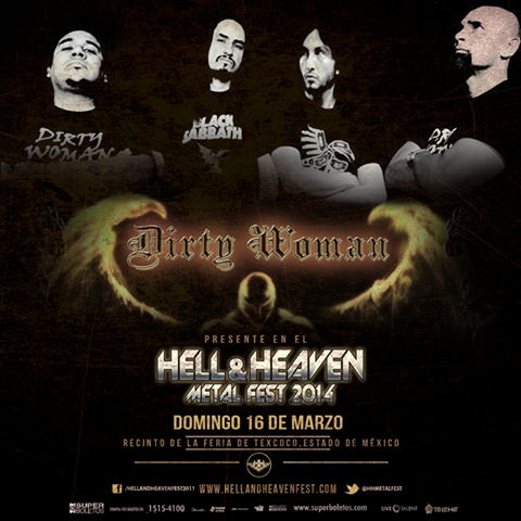 Dirty Woman en el Hell & Heaven Metal Fest 2014