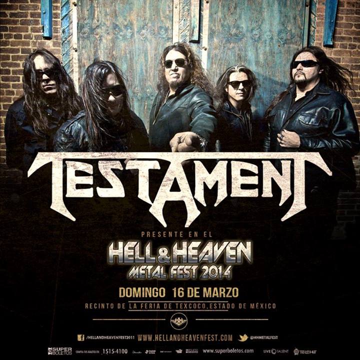 Testament en el Hell & Heaven Metal Fest 2014
