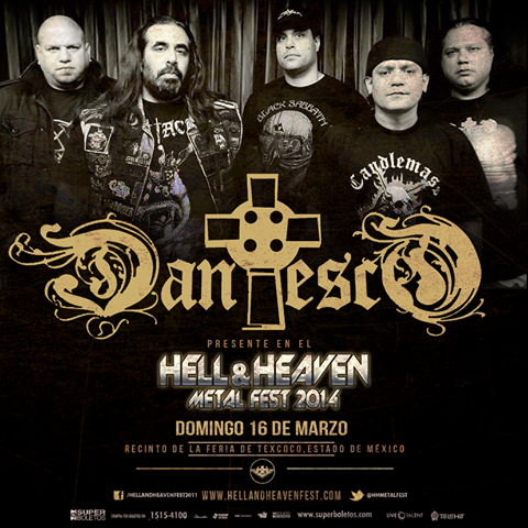 Dantesco en el Hell & Heaven Metal Fest 2014