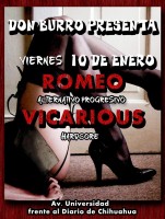 Romeo y Vicarious este viernes 10 de enero @ Don Burro Foro Cultural
