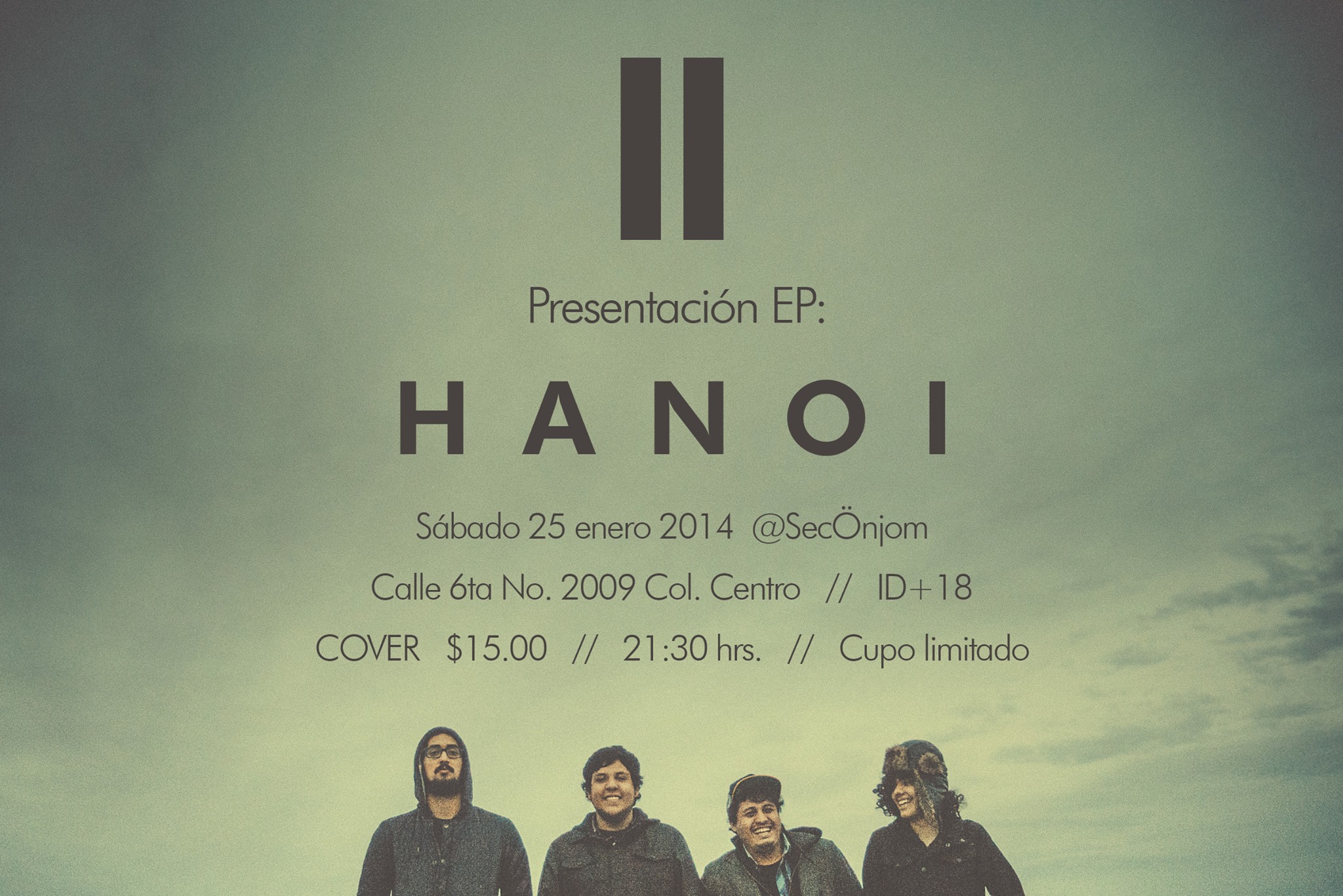 Presentación del EP 'HANOI' de II este sábado 25 de enero @ SecÖnjom
