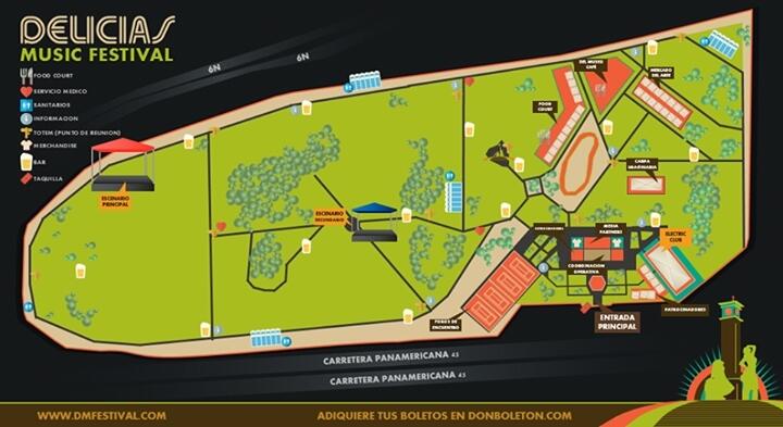 Mapa del Festival
